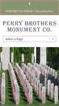 Mobile Screenshot of perrybrothersmonuments.com